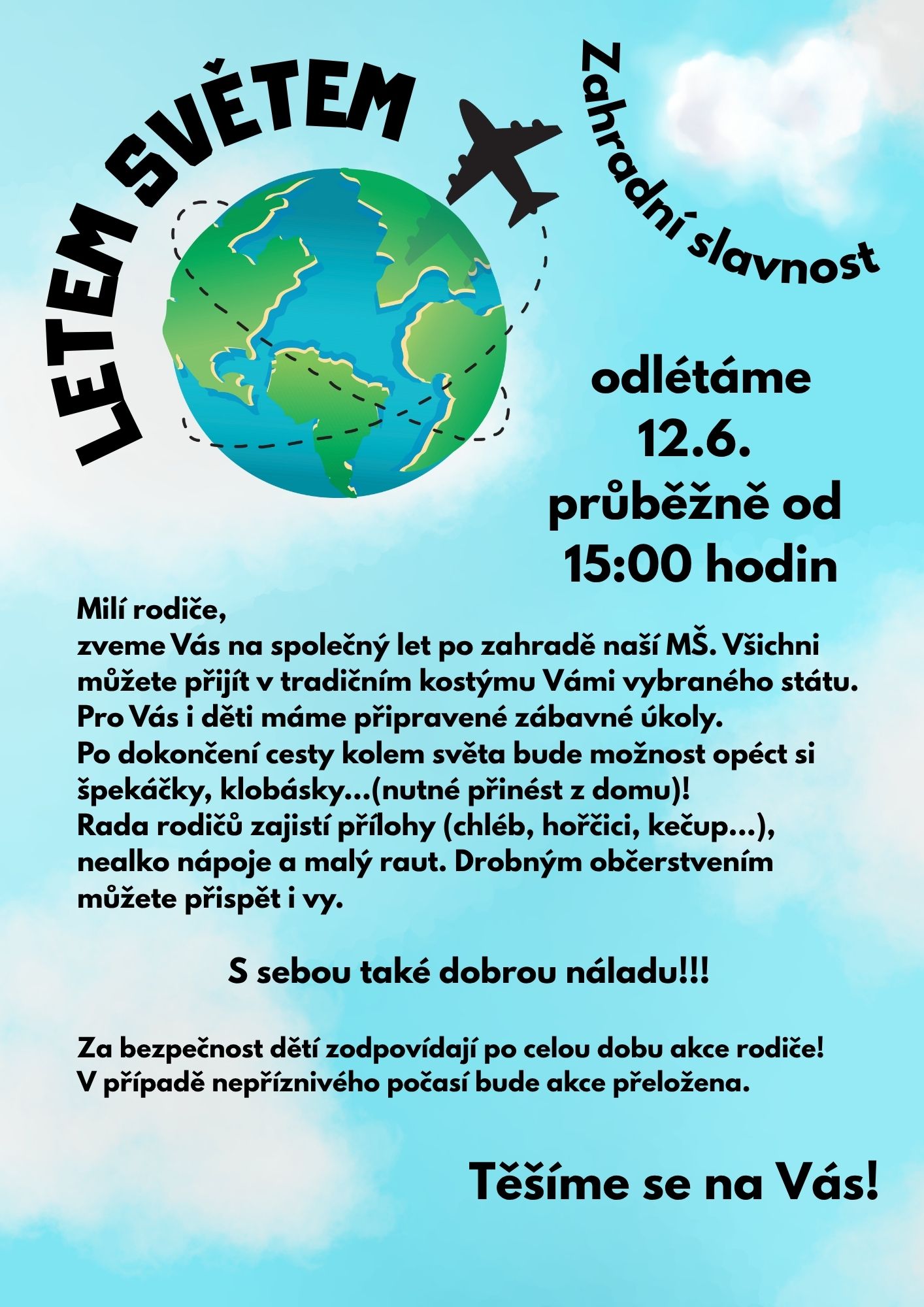 Zahradní slavnost 12.6. 2025 od 15. hodin